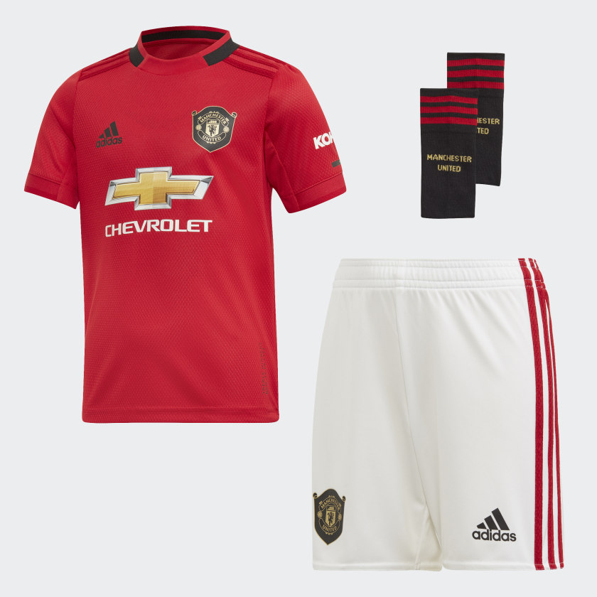 manchester united home kit long sleeve