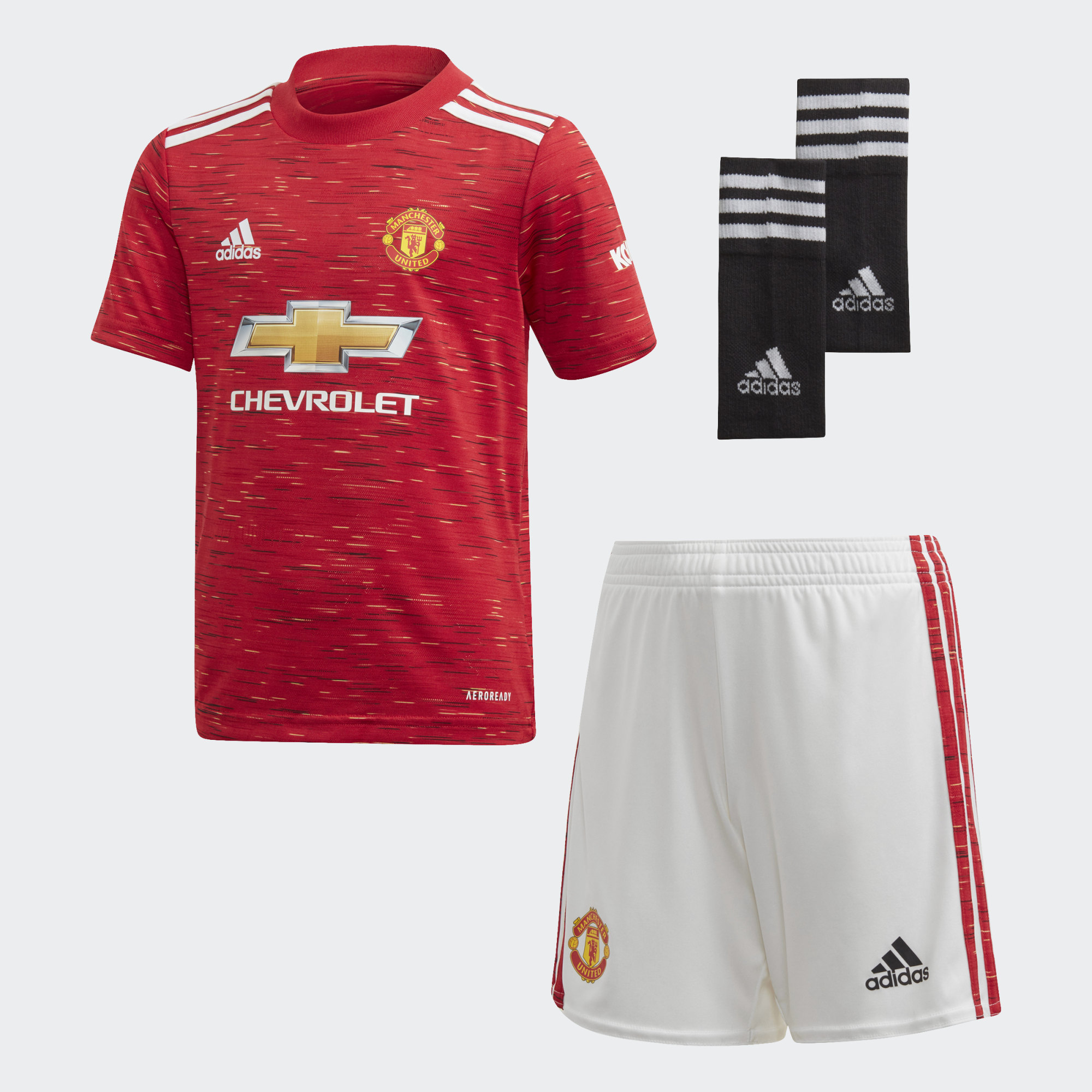 TFC Football - ADIDAS YOUTH MANCHESTER UNITED 20/21 HOME MINI KIT JERSEY