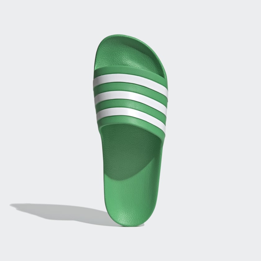 Adilette aqua sales slides green
