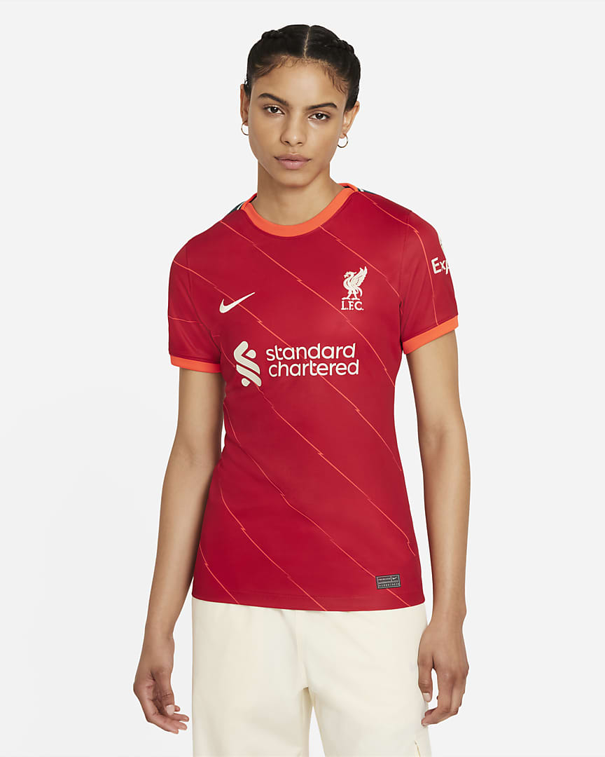 TFC Football - NIKE LIVERPOOL FC 21/22 HOME WOMEN JERSEY