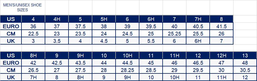 TFC Football - Size Chart