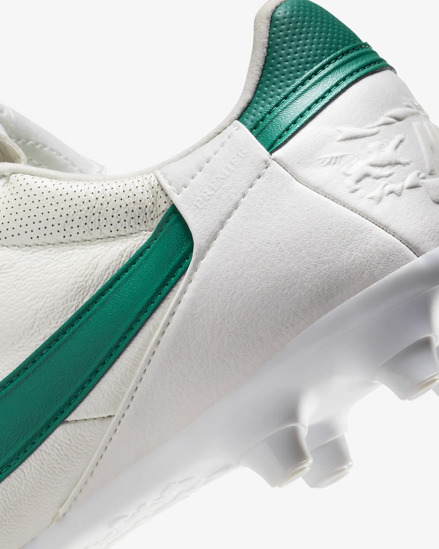 Nike tiempo white and green online